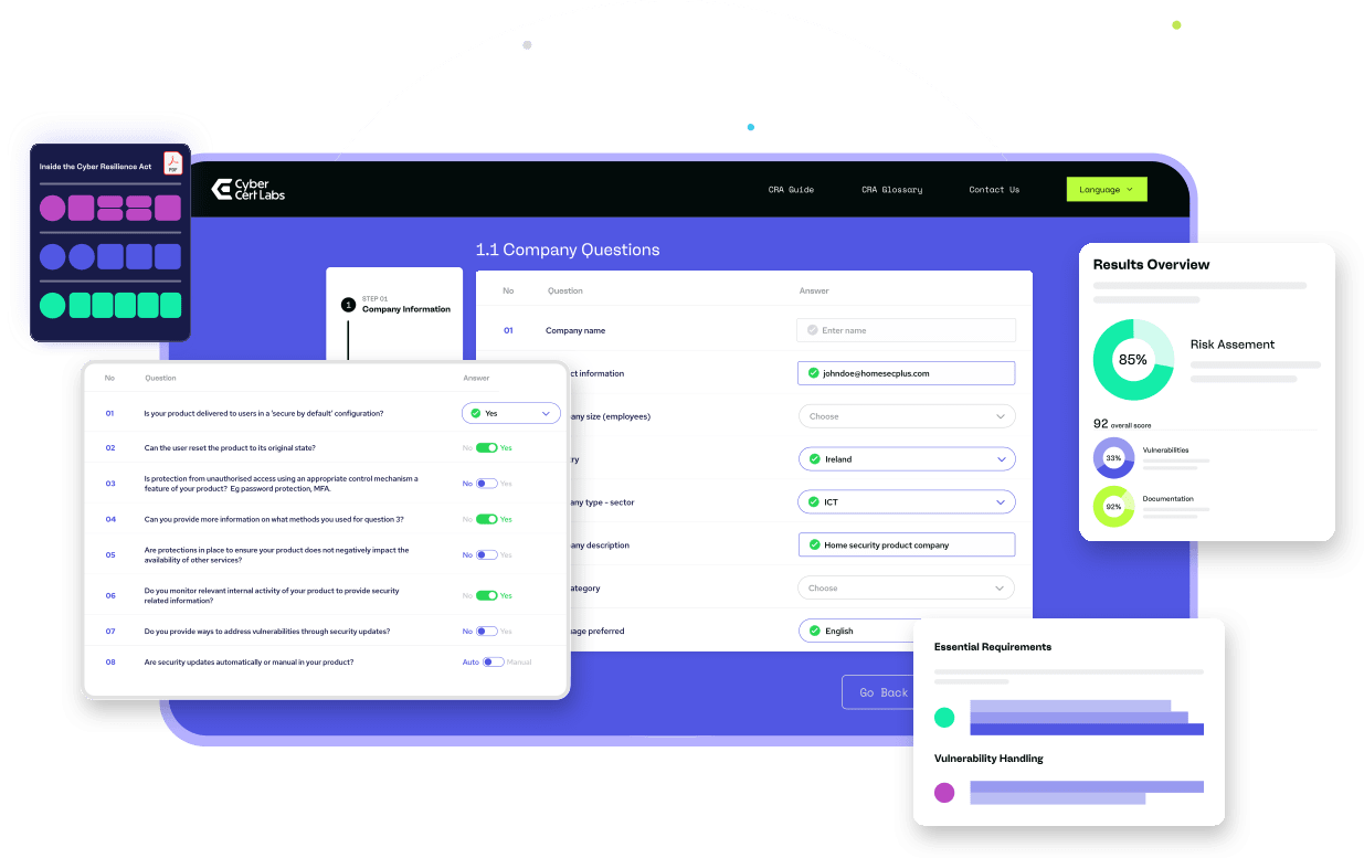 CRA Assessment Interface